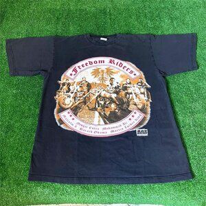 Freedom Riders Black Heritage Short Sleeve Crew Neck T-Shirt Big & Tall Size 2XL